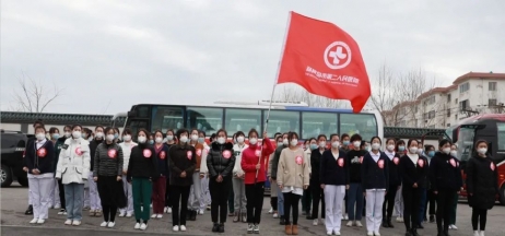 春暖花開，英雄歸來！葫蘆島市第二人民醫(yī)院支援綏中醫(yī)療隊凱旋而歸~