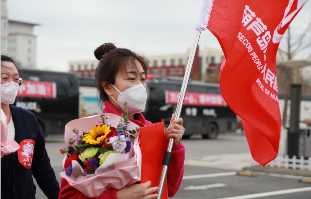 春暖花開，英雄歸來！葫蘆島市第二人民醫(yī)院支援綏中醫(yī)療隊凱旋而歸~(圖5)