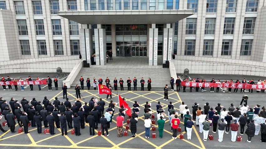 春暖花開，英雄歸來！葫蘆島市第二人民醫(yī)院支援綏中醫(yī)療隊凱旋而歸~(圖3)