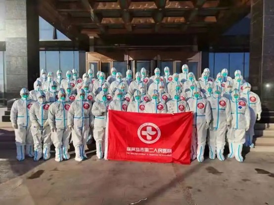戰(zhàn)疫一線|6萬人次，市二院核酸采樣醫(yī)療隊支援綏中的第24天！(圖12)